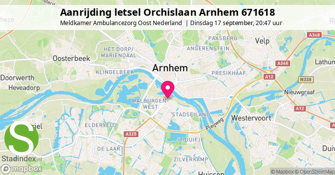 Aanrijding letsel Orchislaan Arnhem 671618