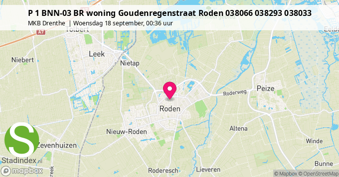 P 1 BNN-03 BR woning Goudenregenstraat Roden 038066 038293 038033