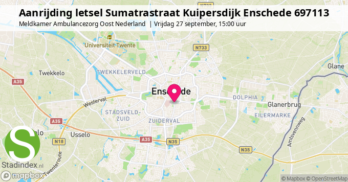 Aanrijding letsel Sumatrastraat Kuipersdijk Enschede 697113