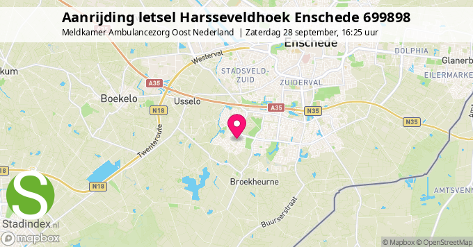 Aanrijding letsel Harsseveldhoek Enschede 699898