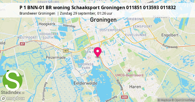 P 1 BNN-01 BR woning Schaaksport Groningen 011851 013593 011832