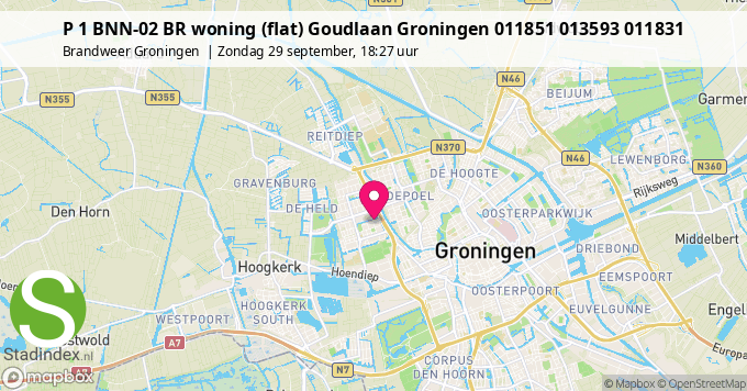 P 1 BNN-02 BR woning (flat) Goudlaan Groningen 011851 013593 011831