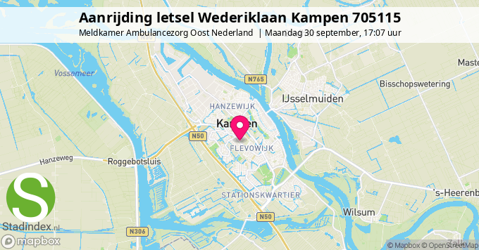 Aanrijding letsel Wederiklaan Kampen 705115