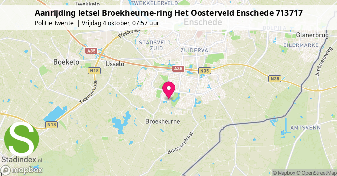 Aanrijding letsel Broekheurne-ring Het Oosterveld Enschede 713717