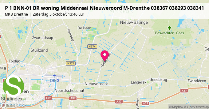 P 1 BNN-01 BR woning Middenraai Nieuweroord M-Drenthe 038367 038293 038341