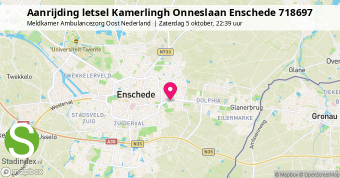 Aanrijding letsel Kamerlingh Onneslaan Enschede 718697