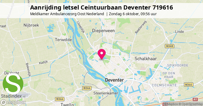 Aanrijding letsel Ceintuurbaan Deventer 719616