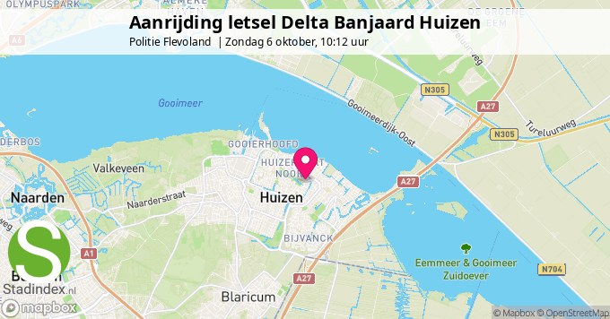 Aanrijding letsel Delta Banjaard Huizen