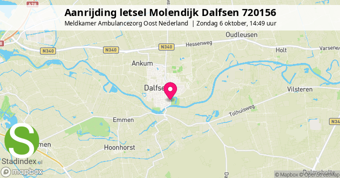 Aanrijding letsel Molendijk Dalfsen 720156