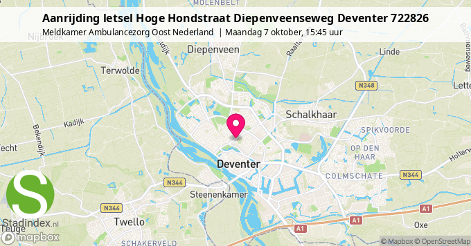 Aanrijding letsel Hoge Hondstraat Diepenveenseweg Deventer 722826