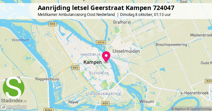 Aanrijding letsel Geerstraat Kampen 724047