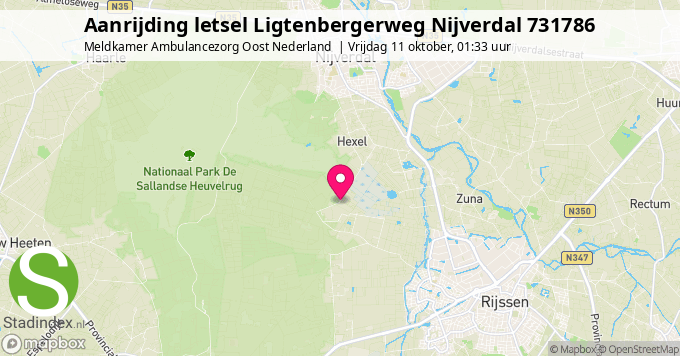 Aanrijding letsel Ligtenbergerweg Nijverdal 731786