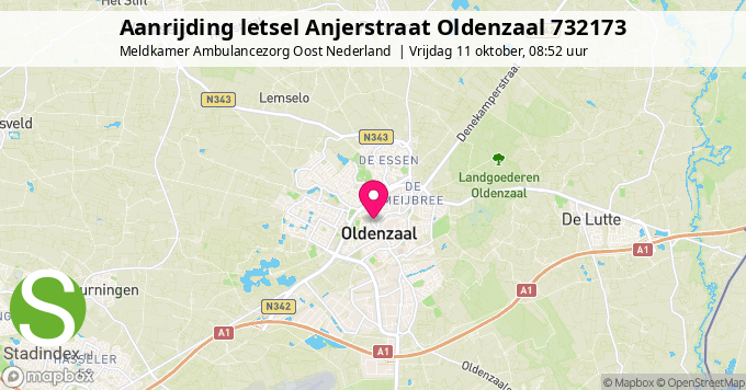 Aanrijding letsel Anjerstraat Oldenzaal 732173