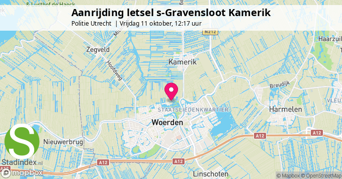 Aanrijding letsel s-Gravensloot Kamerik