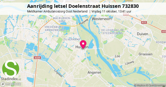 Aanrijding letsel Doelenstraat Huissen 732830