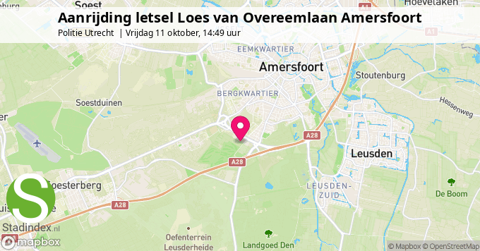 Aanrijding letsel Loes van Overeemlaan Amersfoort