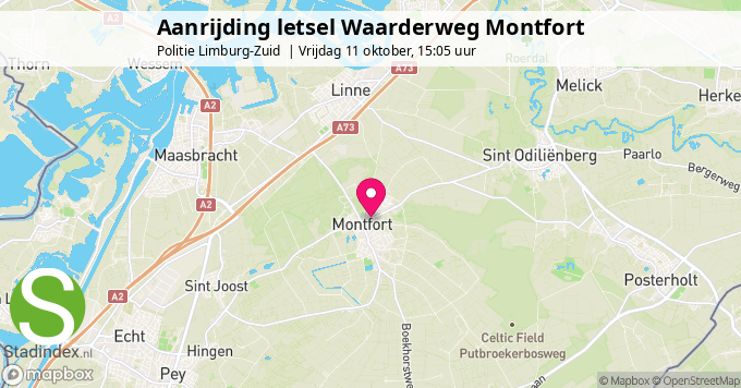 Aanrijding letsel Waarderweg Montfort