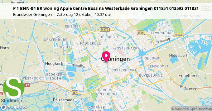 P 1 BNN-04 BR woning Apple Centre Bossina Westerkade Groningen 011851 013593 011831