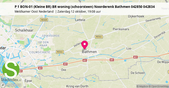 P 1 BON-01 (Kleine BR) BR woning (schoorsteen) Noorderenk Bathmen 042850 042834