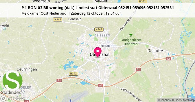 P 1 BON-03 BR woning (dak) Lindestraat Oldenzaal 052151 059096 052131 052531