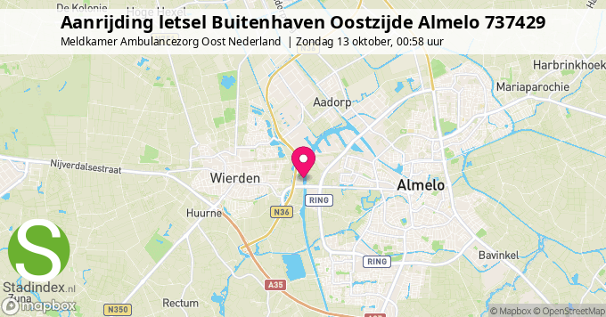 Aanrijding letsel Buitenhaven Oostzijde Almelo 737429