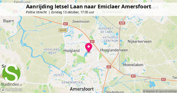 Aanrijding letsel Laan naar Emiclaer Amersfoort