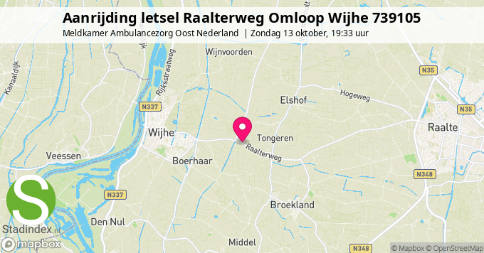 Aanrijding letsel Raalterweg Omloop Wijhe 739105