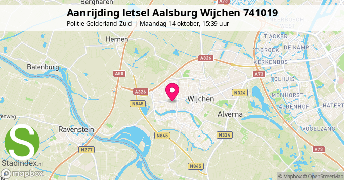 Aanrijding letsel Aalsburg Wijchen 741019