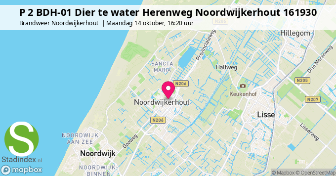 P 2 BDH-01 Dier te water Herenweg Noordwijkerhout 161930