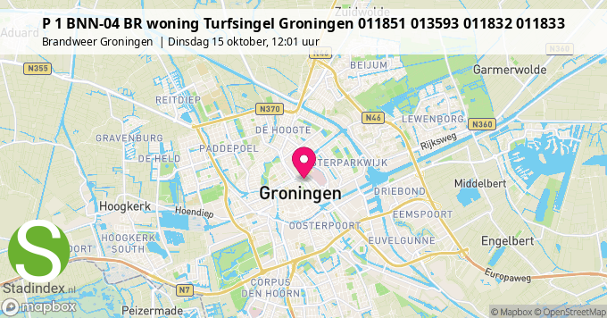 P 1 BNN-04 BR woning Turfsingel Groningen 011851 013593 011832 011833