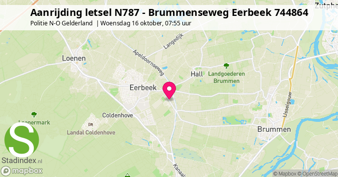 Aanrijding letsel N787 - Brummenseweg Eerbeek 744864