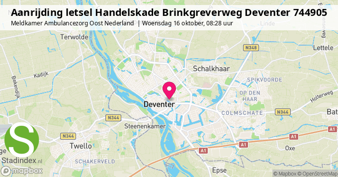 Aanrijding letsel Handelskade Brinkgreverweg Deventer 744905