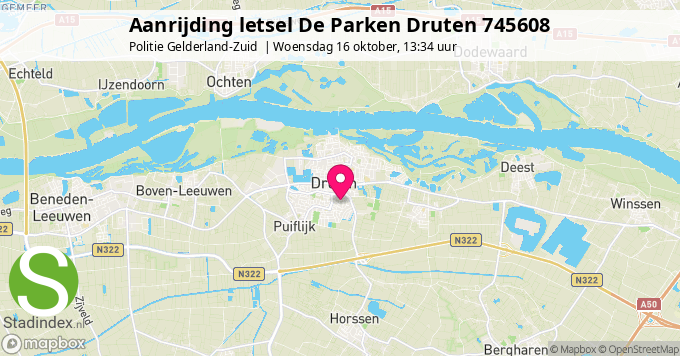 Aanrijding letsel De Parken Druten 745608