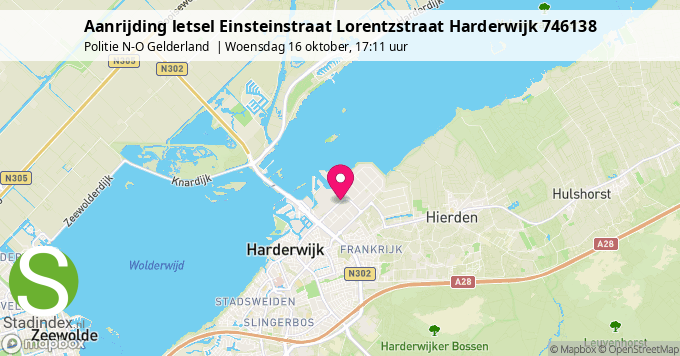 Aanrijding letsel Einsteinstraat Lorentzstraat Harderwijk 746138