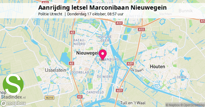 Aanrijding letsel Marconibaan Nieuwegein