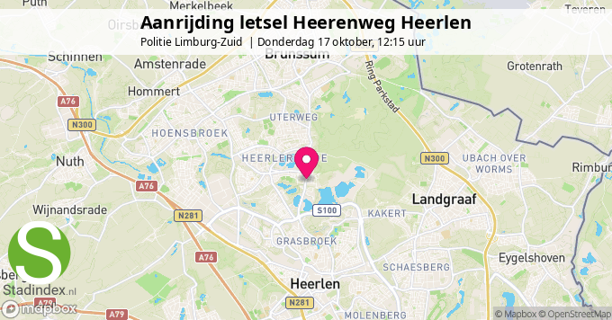 Aanrijding letsel Heerenweg Heerlen