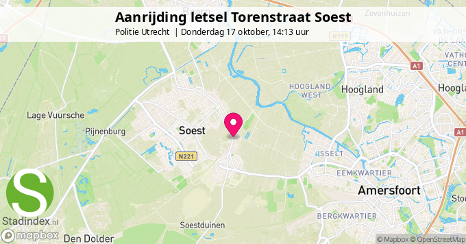 Aanrijding letsel Torenstraat Soest