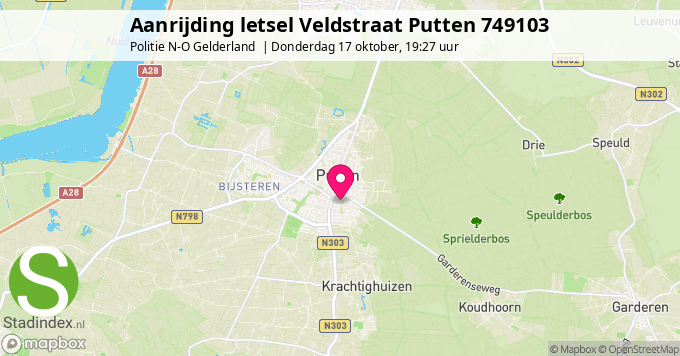 Aanrijding letsel Veldstraat Putten 749103