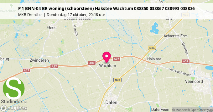 P 1 BNN-04 BR woning (schoorsteen) Hakstee Wachtum 038850 038867 038993 038836