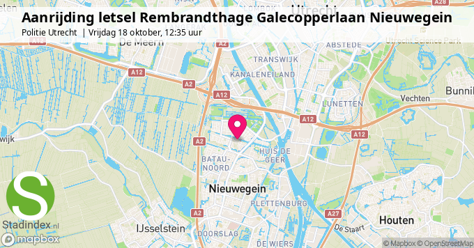 Aanrijding letsel Rembrandthage Galecopperlaan Nieuwegein