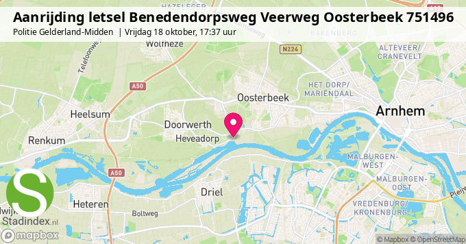 Aanrijding letsel Benedendorpsweg Veerweg Oosterbeek 751496