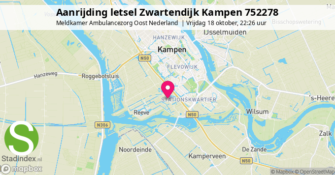 Aanrijding letsel Zwartendijk Kampen 752278