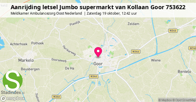 Aanrijding letsel Jumbo supermarkt van Kollaan Goor 753622