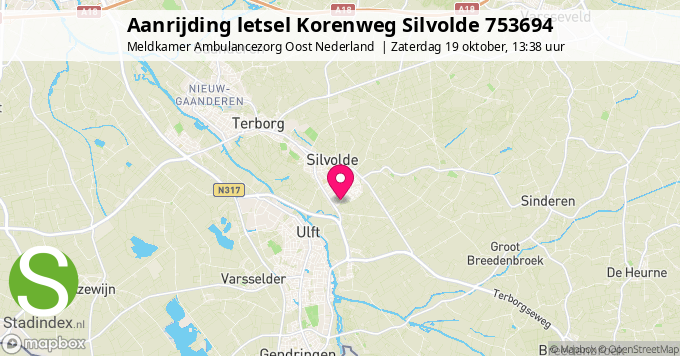 Aanrijding letsel Korenweg Silvolde 753694