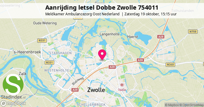 Aanrijding letsel Dobbe Zwolle 754011