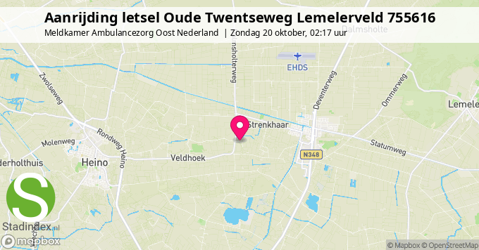 Aanrijding letsel Oude Twentseweg Lemelerveld 755616