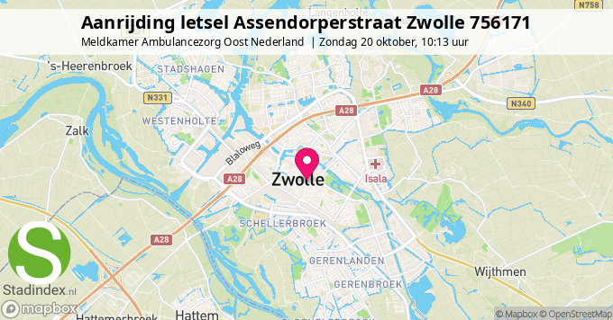 Aanrijding letsel Assendorperstraat Zwolle 756171