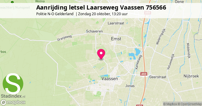 Aanrijding letsel Laarseweg Vaassen 756566