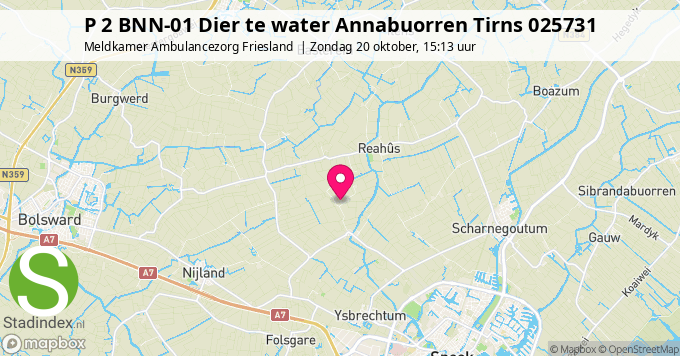 P 2 BNN-01 Dier te water Annabuorren Tirns 025731