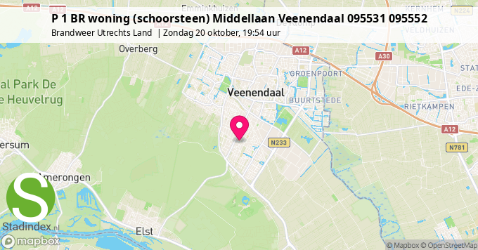 P 1 BR woning (schoorsteen) Middellaan Veenendaal 095531 095552